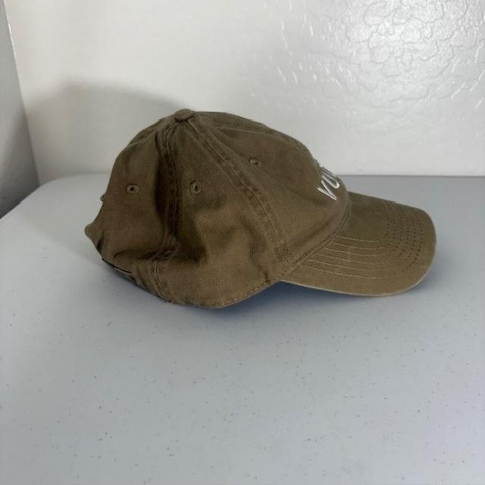 Vuori Hat Cap Strap Back Brown Cotton Twill Logo Embroidered One Size Mens - Picture 3 of 7
